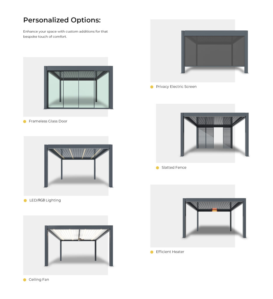 Aluminum Pergolas Personalized Options Markham (1)