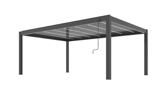 Manual Aluminum Pergolas Installed in Hamilton