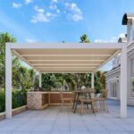 White-Pergola-M8-sized-4m-x-6m-with-outdoor-kitchen